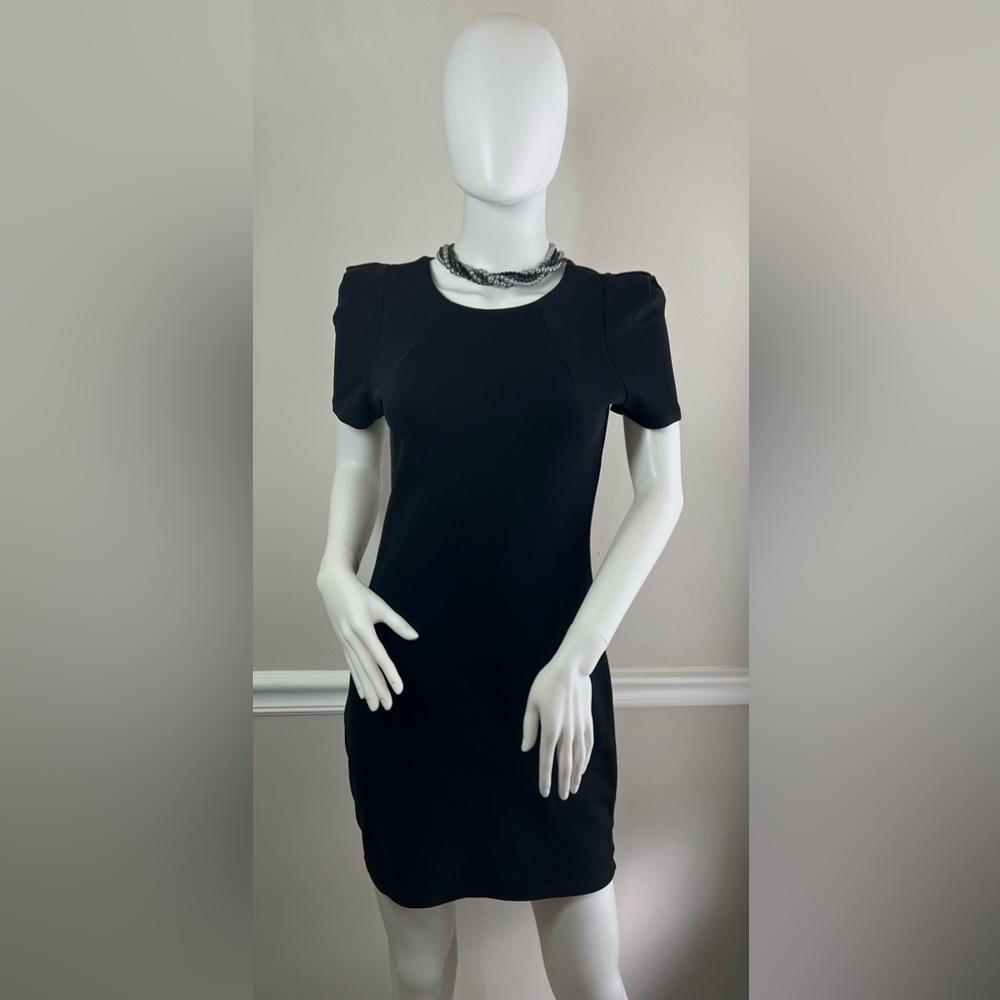 Black Zara Stretch Sheath Dress Size Medium